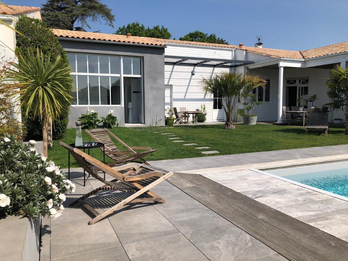 Maison M, Chambre Privee Acces Jardin Piscine Et Jacuzzi Pres De La Rochelle La Rochelle  Exterior photo